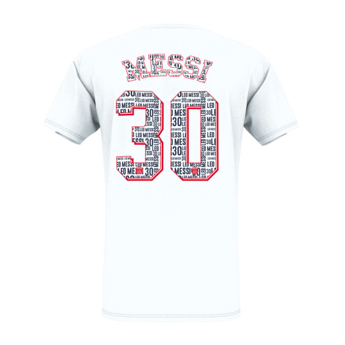 PSG Messi 'Eiffel' t-shirt wit